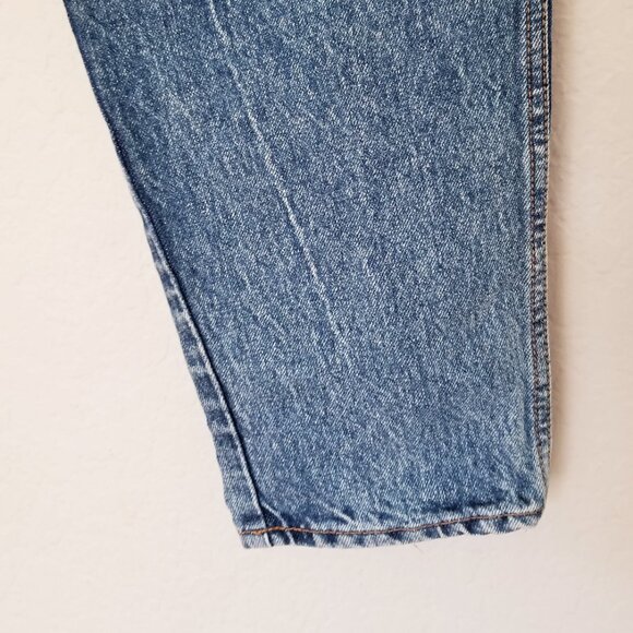 Vintage Bill Blass High Waist Pleated Front Mom Jean 10 Stone Wash Tapered Leg - Picture 12 of 16